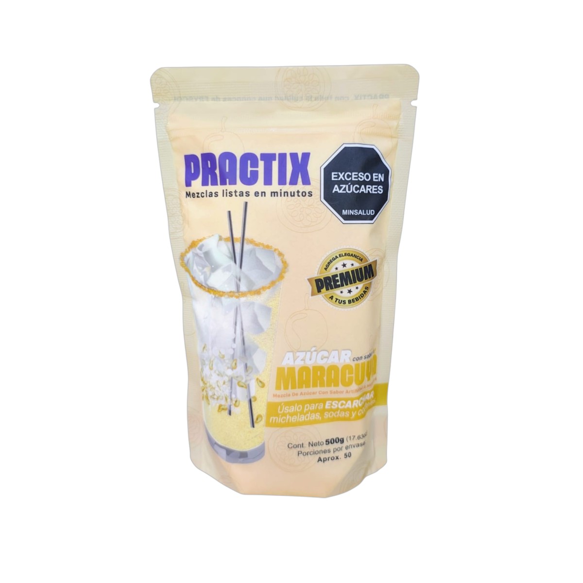 AZUCAR MARACUYA PRACTIX  800G