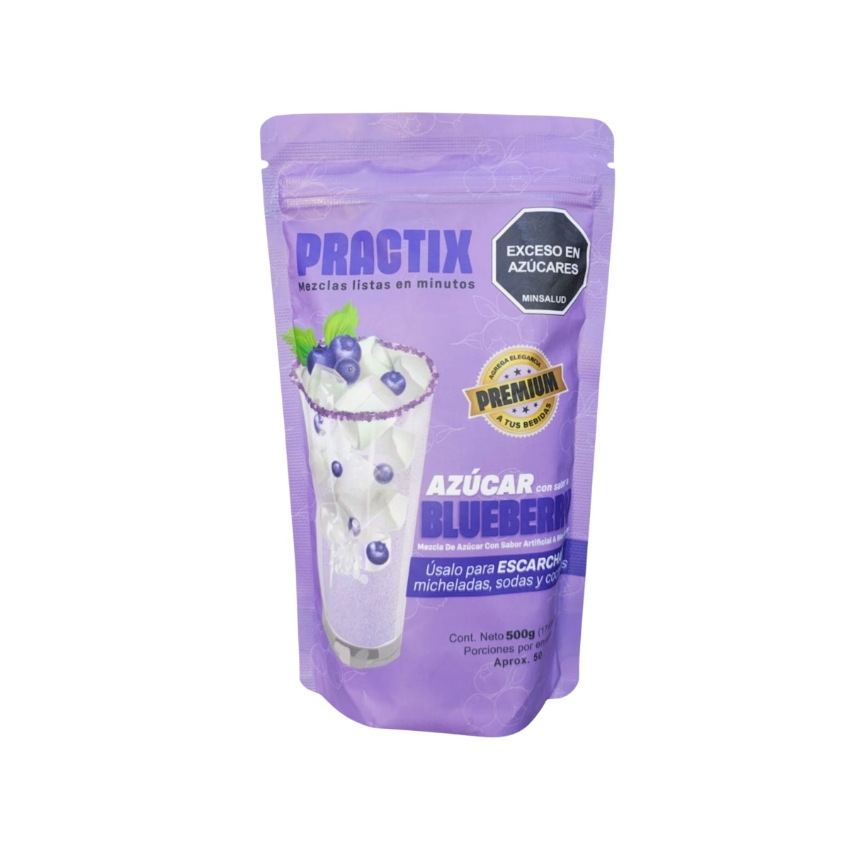 AZUCAR BLUEBERRY PRACTIX 800G