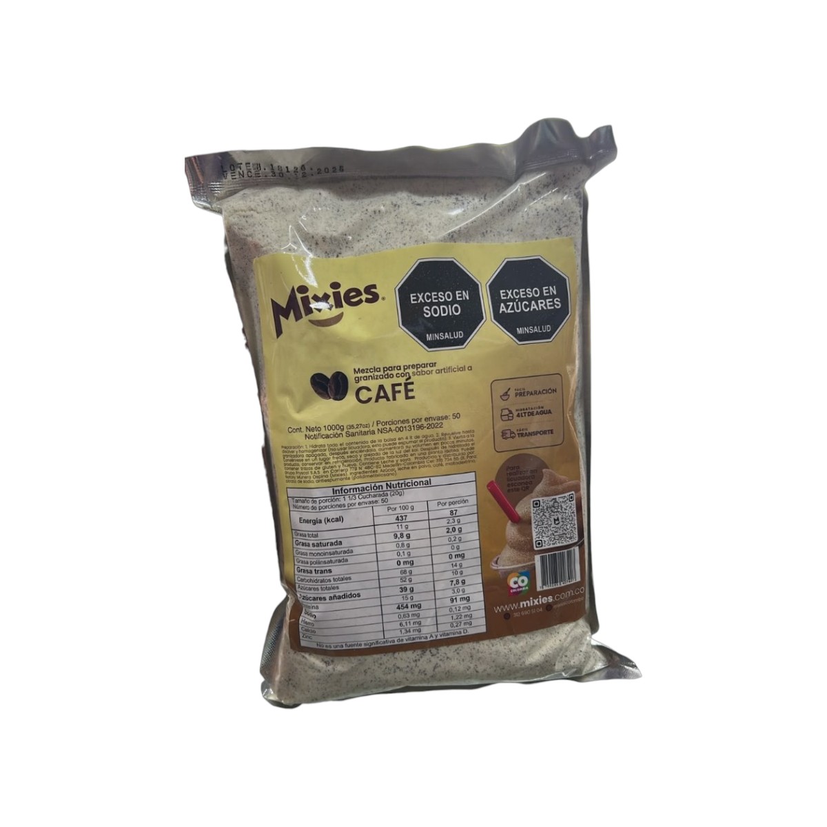 Granizado Café Mixies x 1.000 gr
