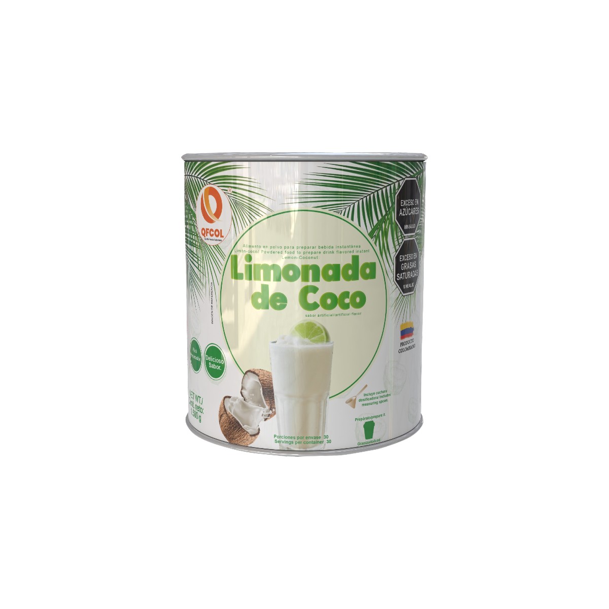 Limonada de coco lata