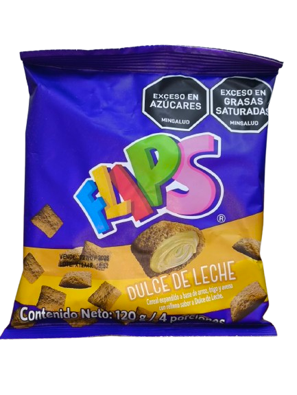 Cereal Flips Dulce Leche x 120gr