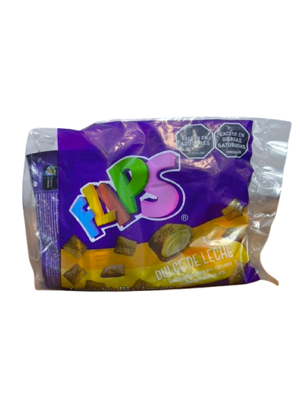 Cereal Flips Dulce Leche Bolsa x 6 und x 28gr