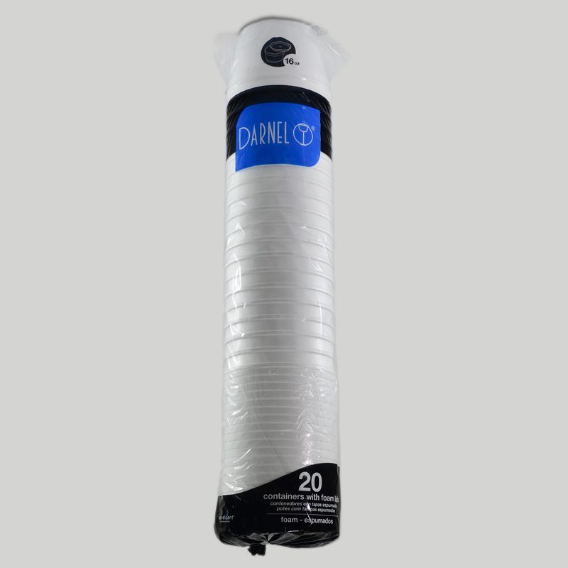 Vaso Darnel Icopor Bio 16 oz x 20 unds