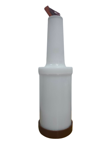 Botella Bar Plástica con Tapa - 1 Lt